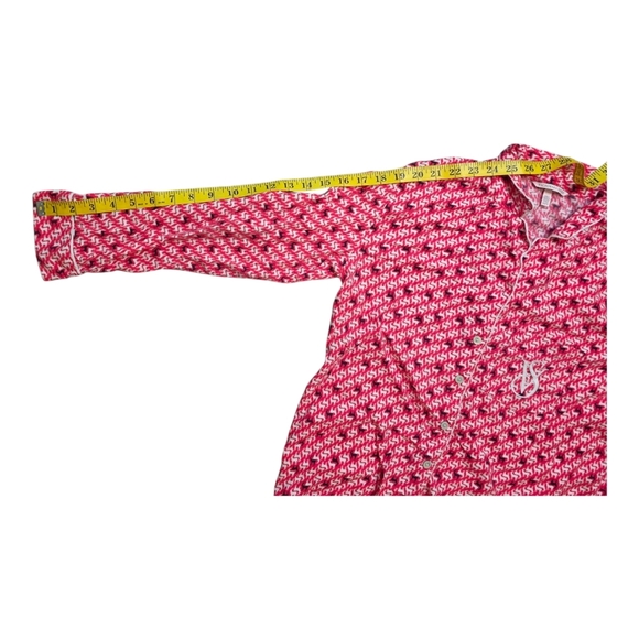 Victoria's Secret Deer 2 Piece Pajamas Pink White Black Size XS - Picture 9 of 16